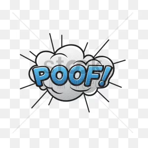 Poof Clipart - Cartoon Cloud Poof Png Transparent Png - Full Size ClipartFlare.com 