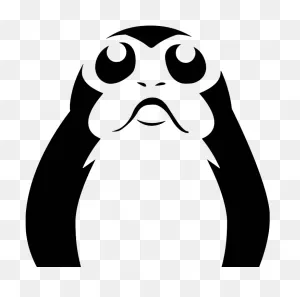 Diy Star Wars Welcome Mat - Star Wars Porg Pumpkin Stencil Clipart ClipartFlare.com 