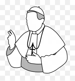 Clipart Of The Pope Free Image Download