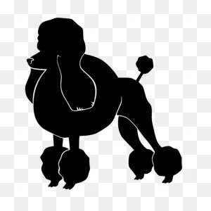 Standard Poodle The Poodle Silhouette Clip Art - Silhouette Png ClipartFlare.com 