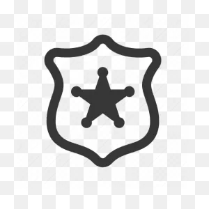 Crime, Government, Justice, Law, Police Badge, Raw, Simple Icon ClipartFlare.com 