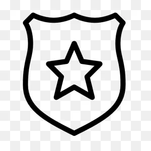 Police Officer Badge Thin Blue Line Clip Art - Police Png Download ClipartFlare.com 