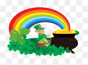 Pot Of Gold Rainbow Png Clipart | Png All