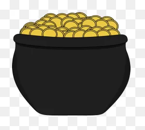 Pot Of Gold Clip Art - Pot Of Gold Image