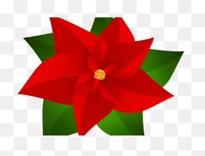 Poinsettia Clipart Top Border - Drawing Christmas Flower ClipartFlare.com 