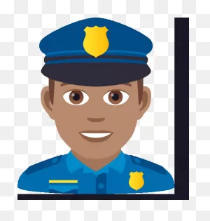Police Officer Joypixels Sticker - Police Officer Joypixels ClipartFlare.com 