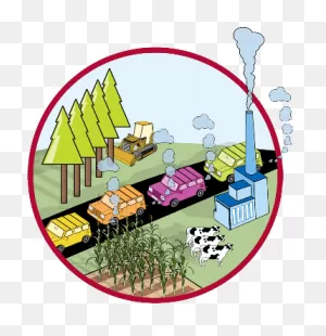 Factory Pollution Cartoon - ClipartFlare