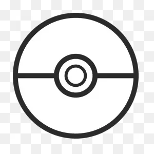 4  Free Pokeball Black White & Pokemon Illustrations