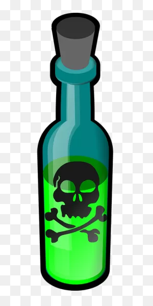 Poison Toxic Bottle - Free Vector Graphic On ClipartFlare