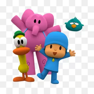 Pocoyo And Friends Transparent Png - Stickpng