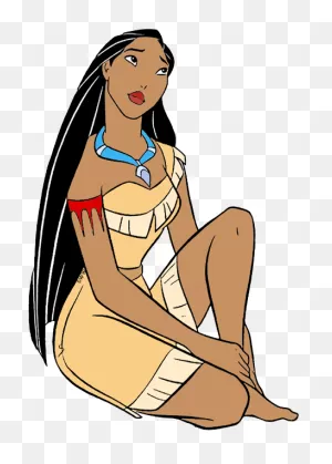 Download Hd Pocahontas Transparent Kneeling - Pocahontas Clipart ClipartFlare.com 