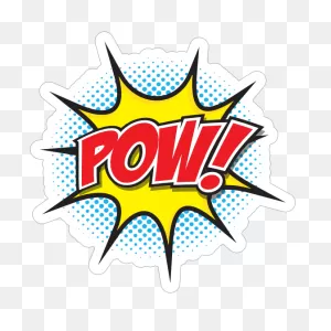 Pow Comic Sticker