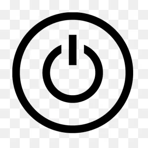 Computer Power Symbol - ClipartFlare