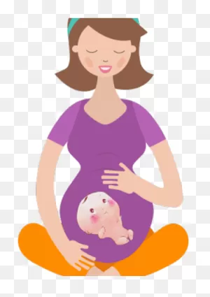 Mommy Clipart Pregnant Mom - Pregnancy - Png Download - Full Size ClipartFlare.com 