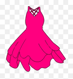 Prom Clipart Princess Gown - Black Dress Clip Art - Png Download ClipartFlare.com 