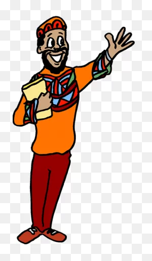 Preacher Pointing Clipart - Large Size Png Image - ClipartFlare