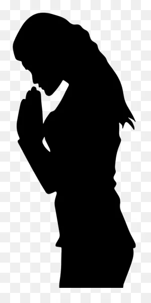 Prayer Woman Praying Hands Silhouette Clip Art - Praying Png ClipartFlare.com 