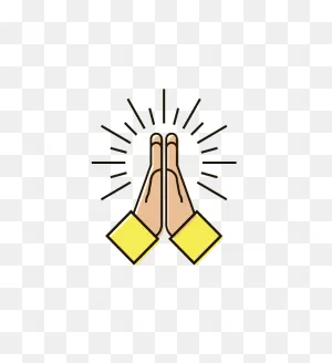 Icon Praying Hands Transparent Clipart 1 - ClipartFlare