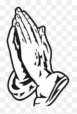 Praying Hands Png - Praying Hands Black And White Clipart - Full ClipartFlare.com 
