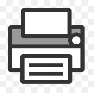 Clipart - Printer Icon - Print Clipart - Png Download - Full Size ClipartFlare.com 