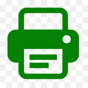 Green Printer Icon - Free Green Printer Icons