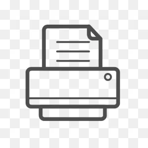 Printer Printer Line Icon - 30 Hardware Line Icons