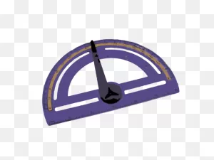 Angle Finder Protractor Clipart