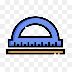 Protractor - Free Construction And Tools Icons