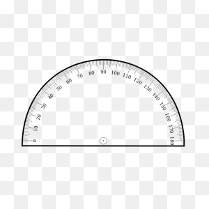 Printable Protractor | Free PNG-WebP