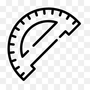 Protractor - Free Tools And Utensils Icons