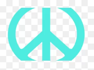 Peace Symbol Clipart Teal - Peace Symbols - Png Download - Full ClipartFlare.com 