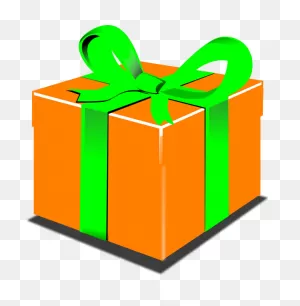 Birthday Present Clipart Vector - Transparent Background Christmas ClipartFlare.com 
