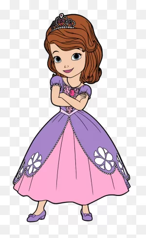 Sofia The First Pink Dress Clipart By Princessamulet16 On 