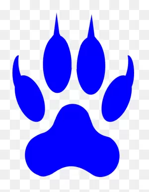 Cougar Paw Print Clipart - Clipart Suggest