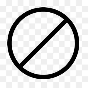 Signal, Signs, Prohibition, Rounded Ui, Prohibited, Symbol ClipartFlare.com 