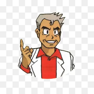 Professor Oak Oak Dance Sticker - Professor Oak Oak Dance Pokemon ClipartFlare.com 