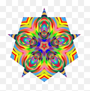 Colorful Chromatic Psychedelic - Free Vector Graphic On ClipartFlare
