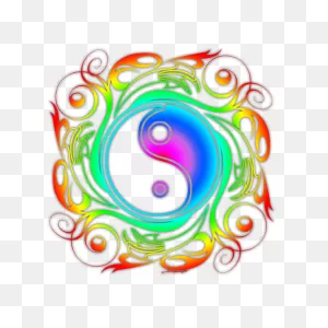 Yin Yang Psychedelic Tattoo By Bluedarkart | Ying Yang Art, Yin ClipartFlare.com 