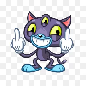 Vk Sticker #10 From Collection Psy-Cat Download For Free