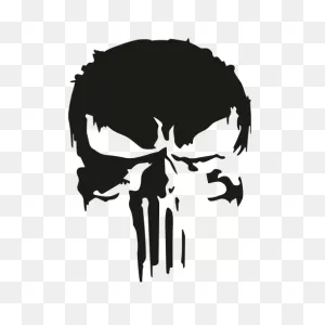 Distressed Punisher Skull PNG-WebP File | Black Skull PNG-WebP Cut File ClipartFlare.com 