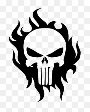 Punisher T-Shirt Decal Human Skull Symbolism Clip Art - Punisher ClipartFlare.com 