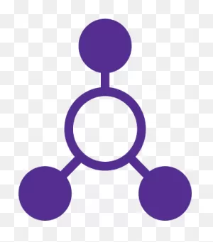 Molecule Icons Purple 03 Krysten Jensen 2018 12 28T09 - Circle ClipartFlare.com 