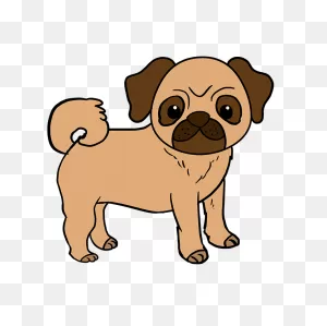 How To Draw A Pug - Really Easy Drawing Tutorial | Puppy Drawing ClipartFlare.com 
