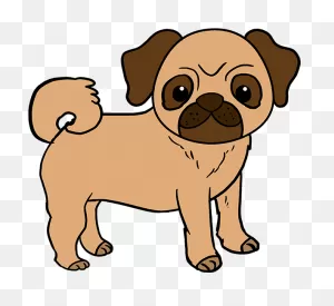 How To Draw Pug - Easy How To Draw A Pug Clipart - Full Size ClipartFlare.com 