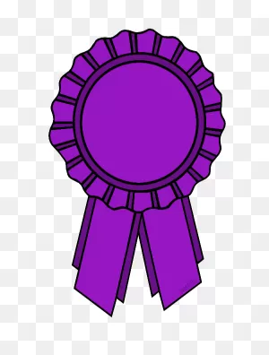 Miniclips:ribbons Clip Art By Phillip Martin, Purple Ribbon