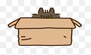 Cat No Sticker By Pusheen - Pusheen Clipart - Full Size Clipart ClipartFlare.com 