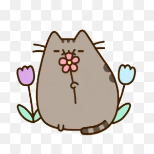 Download Pusheen Kitten Area Flower Cat Free Clipart Hq Hq Png ClipartFlare.com 