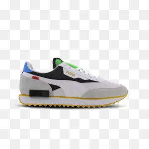 Puma Future Rider Wh Sneakers In White/black - 373384-01