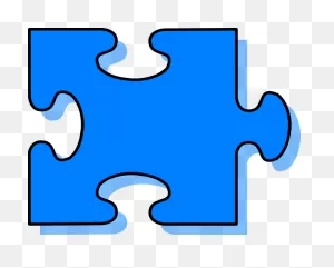 Blue Puzzle Piece Clip Art - Vector Clip Art Online . ClipartFlare.com - Clipart ClipartFlare.com 
