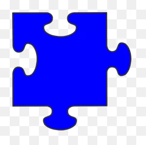 Single Puzzle Piece Clipart - Png Download - Full Size Clipart ClipartFlare.com 